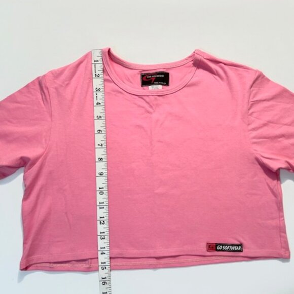 Go Softwear Size M Pacific Half Tee /Crop Top - Pink (GS-3482521-PNK-M) - Picture 4 of 11